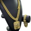 15355455480 Kit Corrente Grumet 14Mm Pulseira Grumet 14Mm Fecho Marcacao 750 Pingente 7 Cada Um Com A