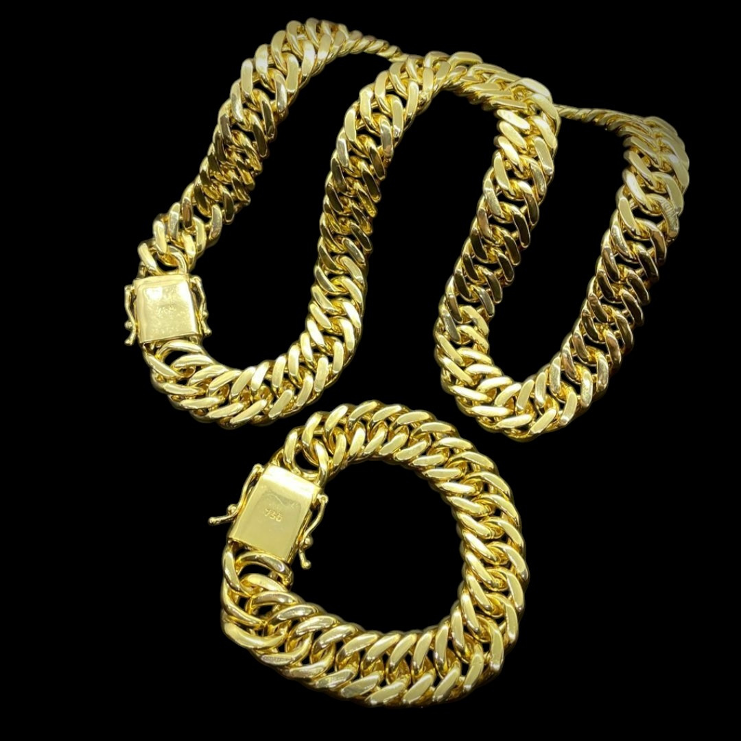 15355534099 Kit Grumet 20Mm Fecho 750 Banhado A Ouro 18K2
