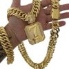 15355535579 Kit Corrente Grumet 20Mm Pulseira Grumet 20 Fecho Marcacao 750 Pingente 7 Cada Um Com A Su