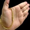15356481788 Pulseira Cadeado 3Mm Fina Banhado A Ouro 18K 6