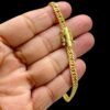 15356494468 Pulseira Grumet 5Mm Fecho Especial Marcacao 750 Banhado A Ouro 18K Lancamento4