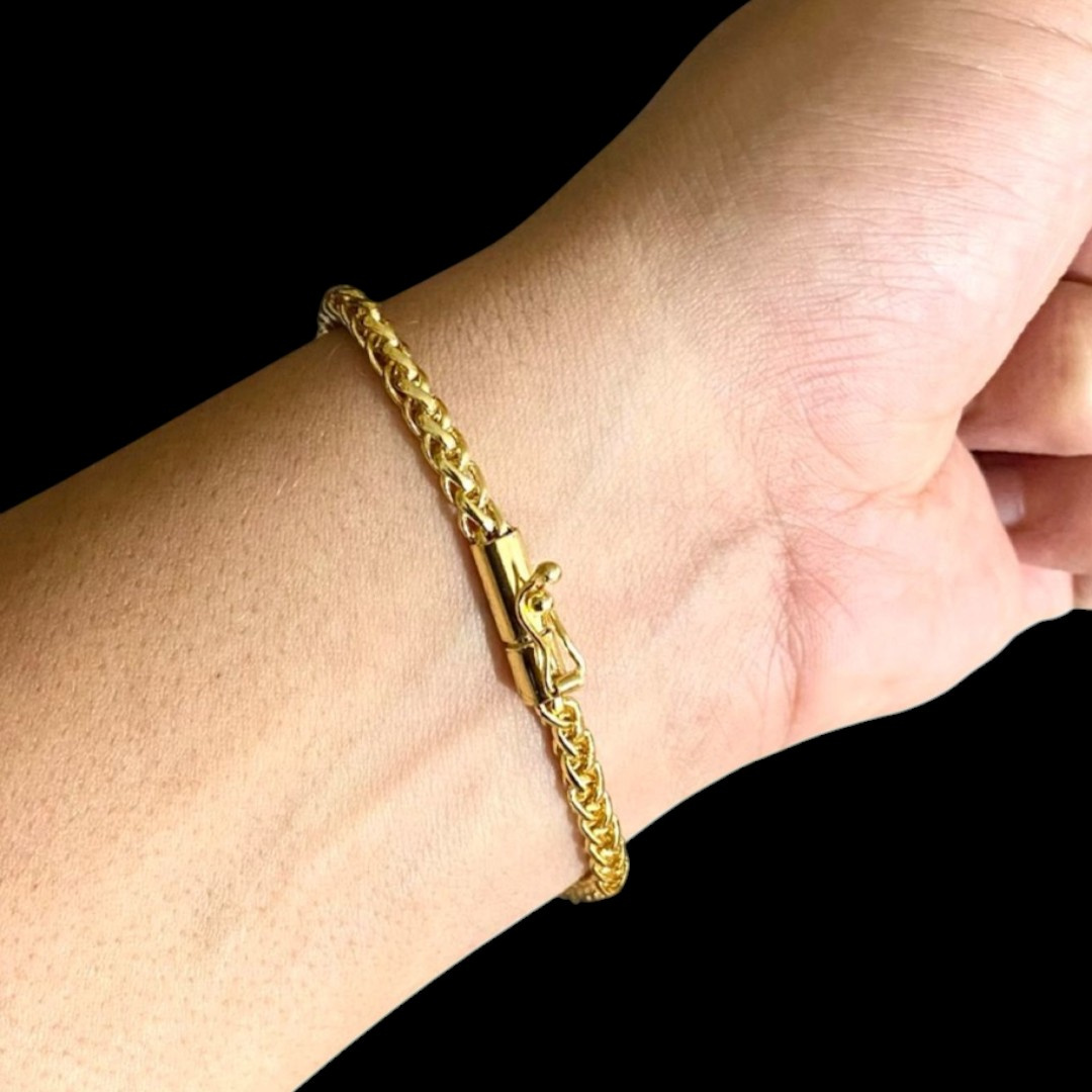 15356498554 Pulseira Peruana 5Mm Banhado A Ouro 18K Lancamento4