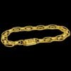 15356532537 Pulseira Imperador 10Mm Banhado A Ouro 18K2
