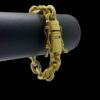 15356537016 Pulseira 18Mm Cadeado Fecho Marcacao 750 Banhado A Ouro 18K Lancamento2