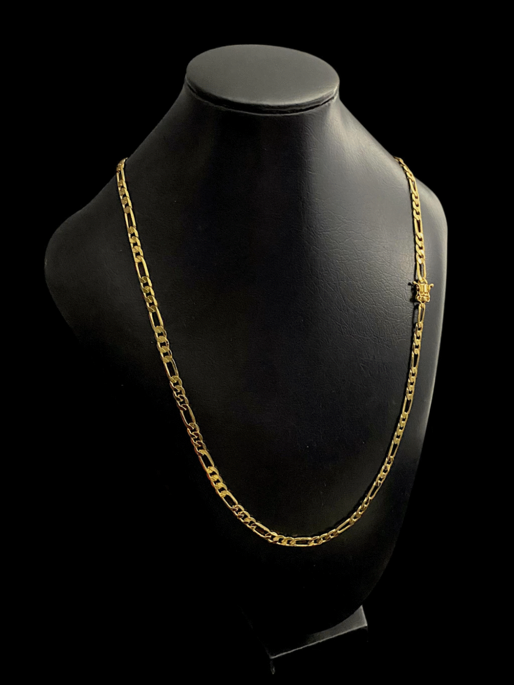 Cordão 3X1 6Mm - Banhado A Ouro 18K