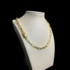 15365064061 Cordao Feminino 7Mm Cadeado Alongado Banhado A Ouro 18K 3