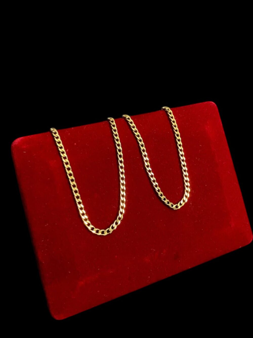 Cordão Feminino Pitbull 3Mm - Banhado A Ouro 18K