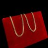 15365065404 Cordao Feminino Pitbull 3Mm Banhado A Ouro 18K 3