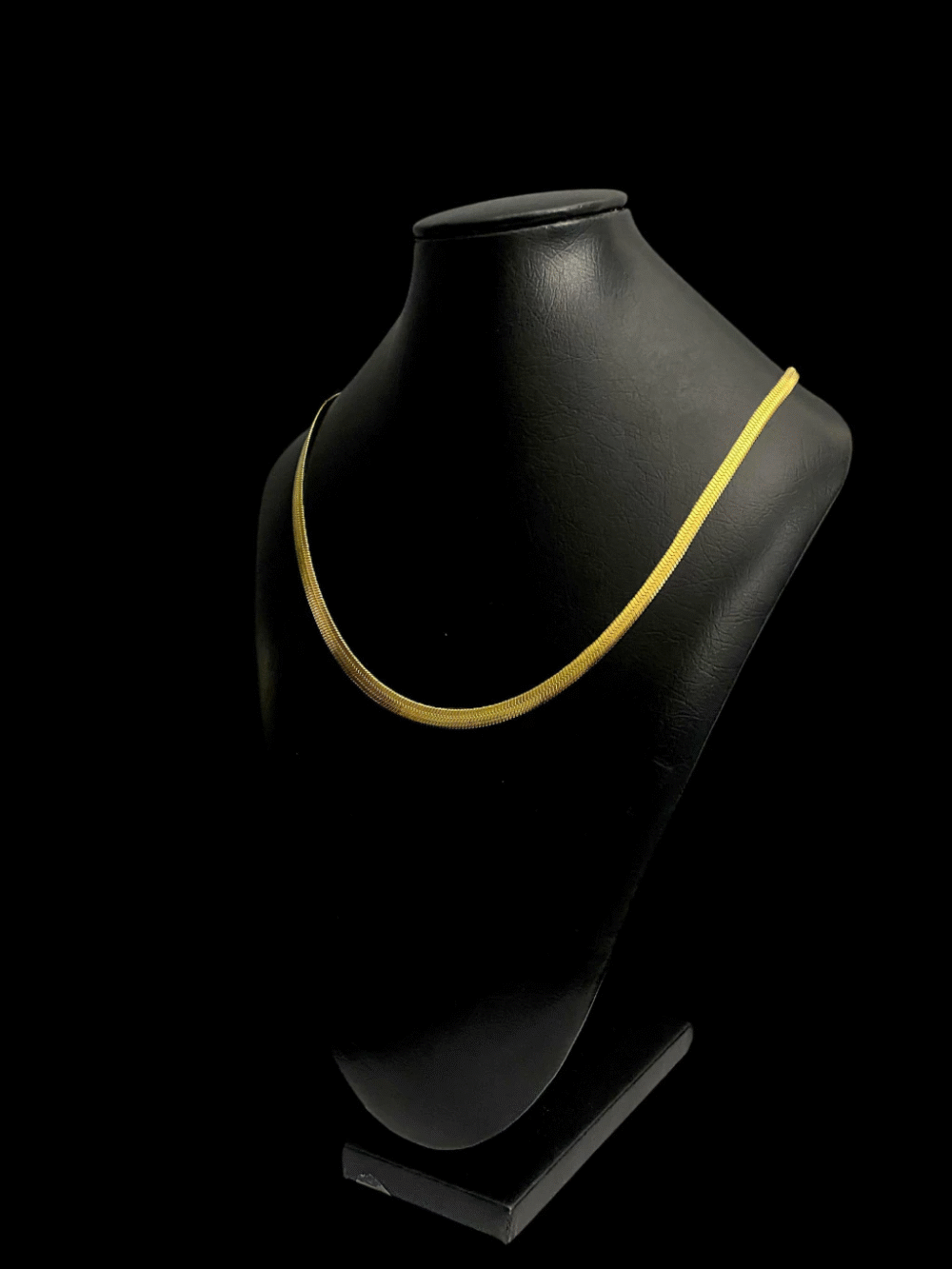 Cordão Feminino Snake 5Mm - Banhado A Ouro 18K - Imagem 4