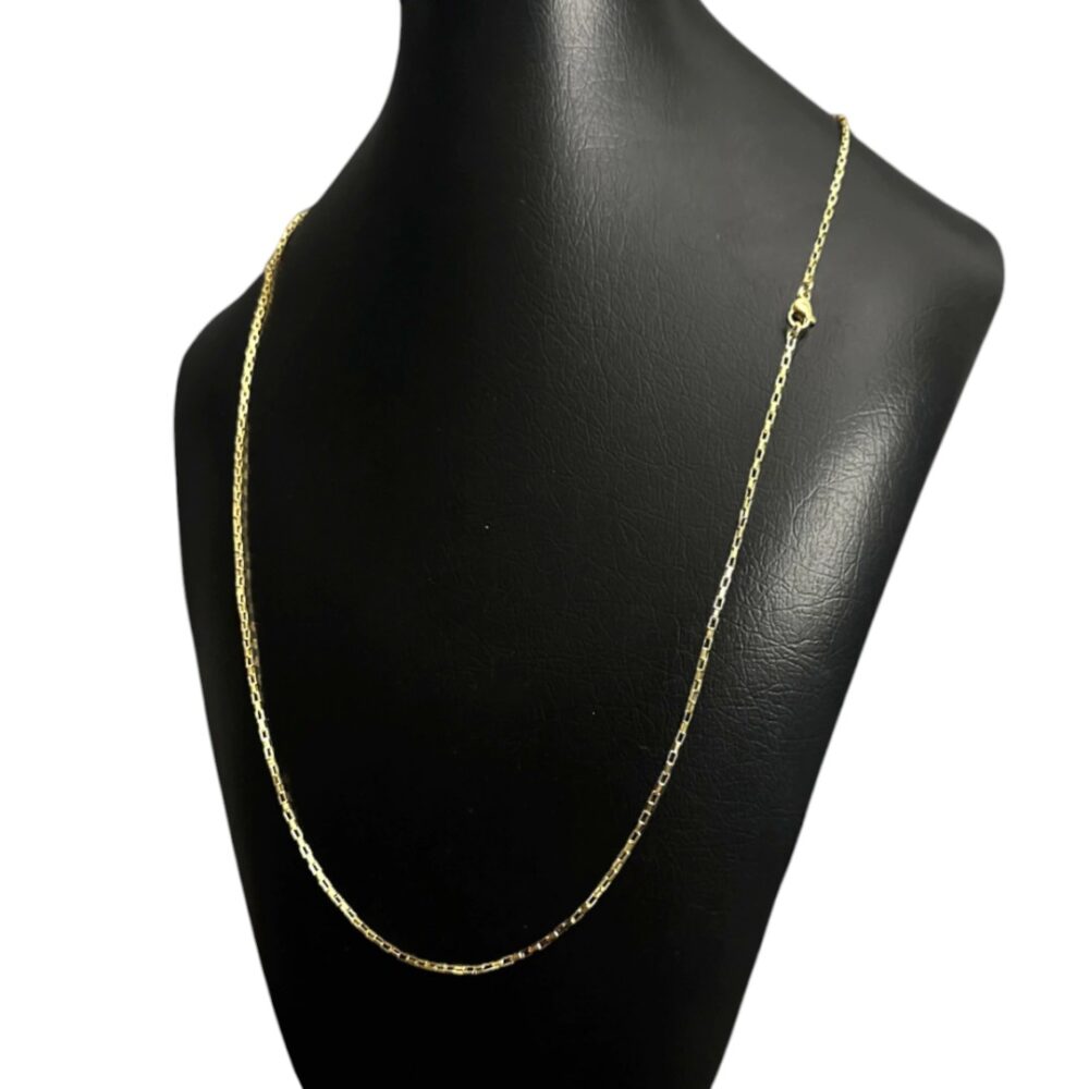 Cordão Tijolinho 1.1Mm - Banhado A Ouro 18K - Imagem 2