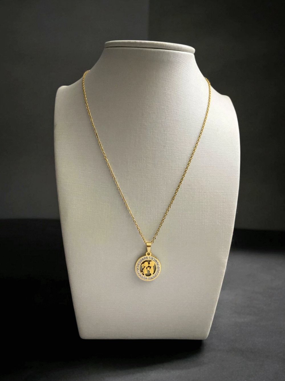 Cordão Feminino 1Mm Casal Redondo - Banhado A Ouro 18K - Imagem 4